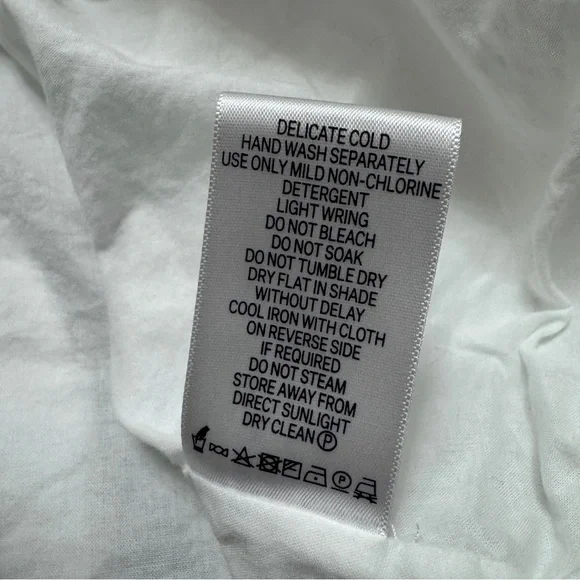 Aje Dahlia Flounce Twist Belted Mini Dress Cotton size US 8 - Picture 11 of 15